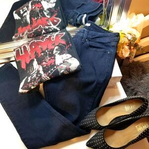 Levi's 711 Distressed Weekend Warrior Skinny Jeans